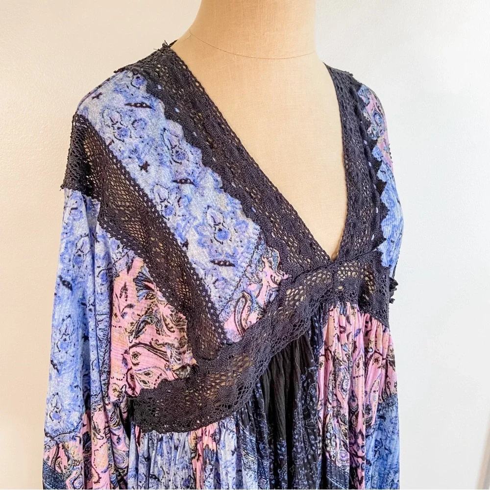 Free People Moon Child Lakeside Boho Tunic Dress - Picture 7 of 16